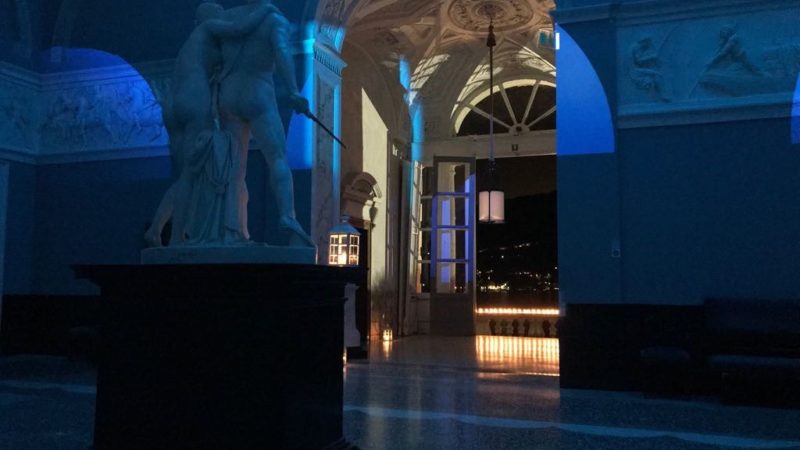 Luci e ombre a Villa Carlotta nella notte dei musei