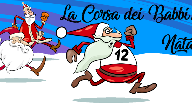 Corsa dei Babbi Natale a Porlezza