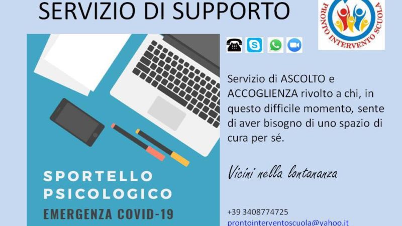 Sportello Psicologico Covid-19: ce lo racconta la dottoressa Nadia Peduzzi