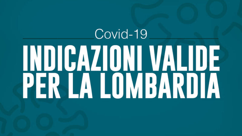 Autocertificazione e misure restrittive Covid Lombardia