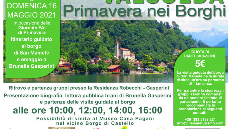 Valsolda Primavera nei Borghi: il ritorno delle giornate del FAI