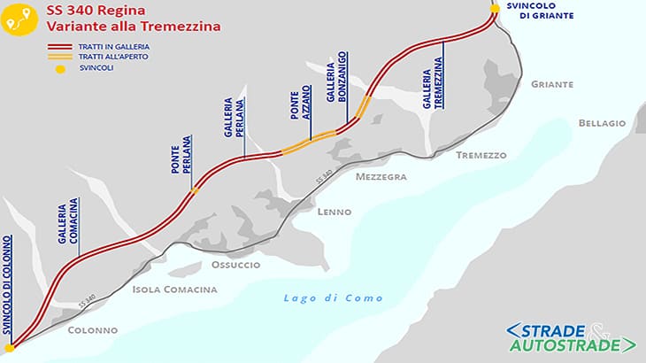 Variante della Tremezzina: al via i lavori per lo svincolo di Colonno