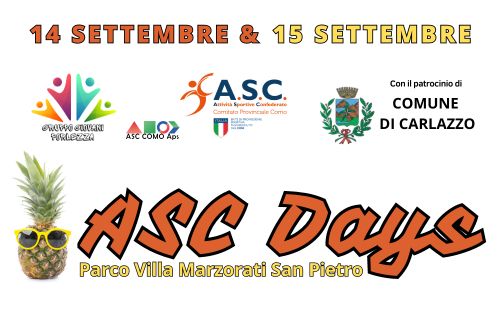 ASC Days: prima edizione a San Pietro questo week end